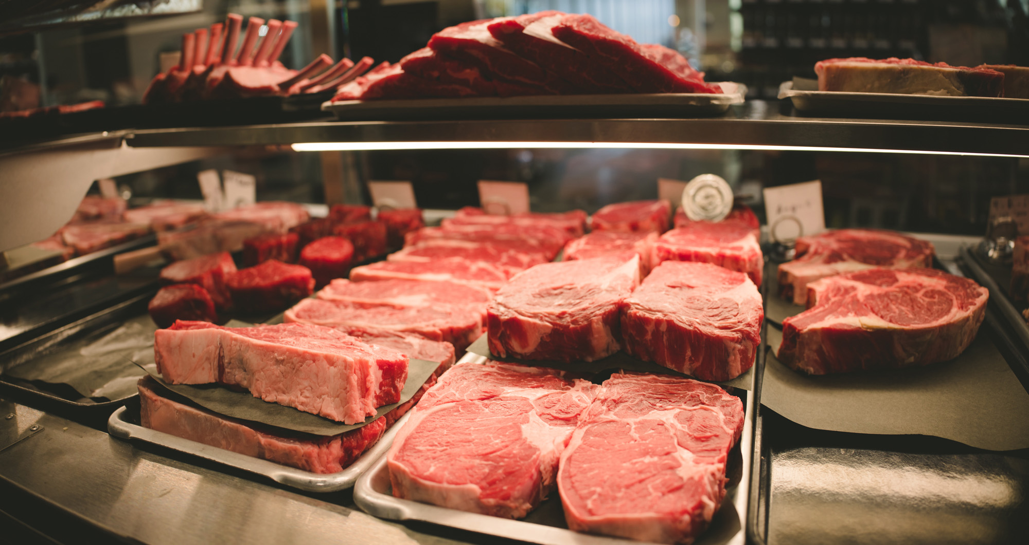 De Luca's deli and butcher counter
