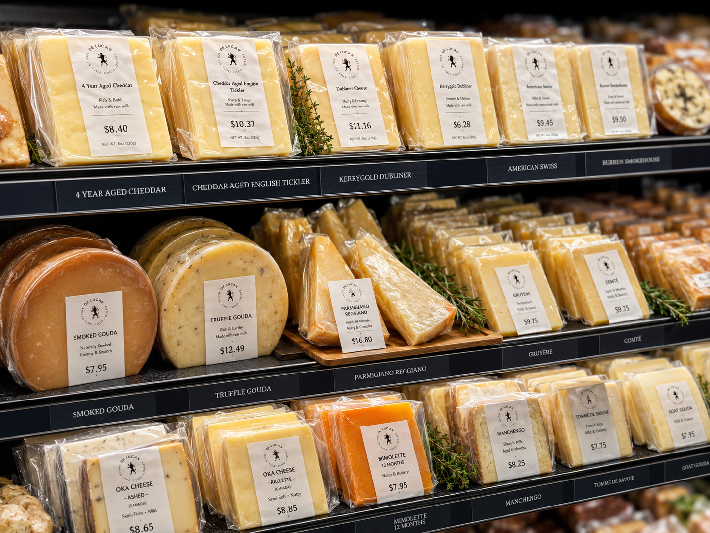Fine cheeses