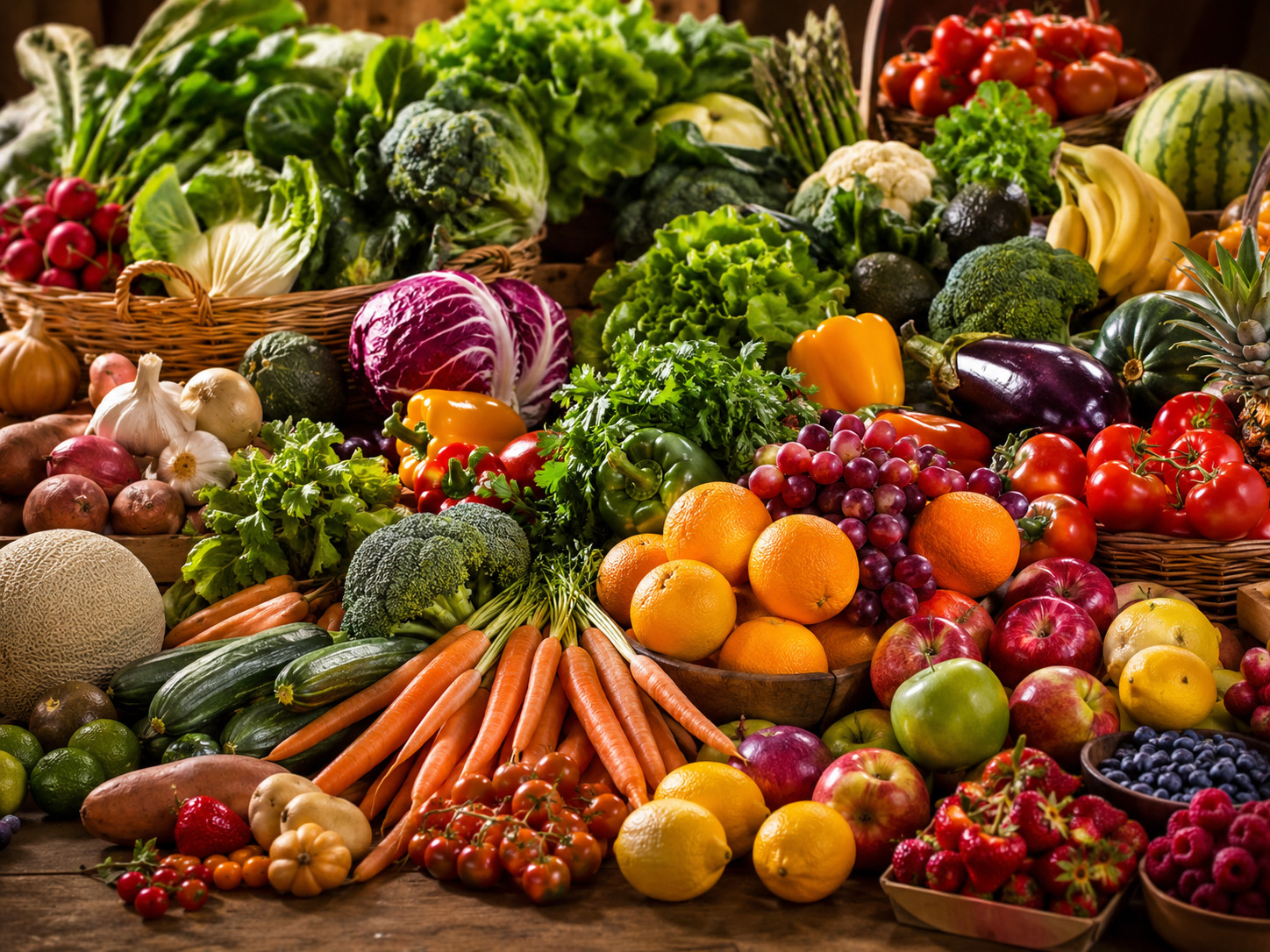 Fresh fruits and vegetables from De Luca's
