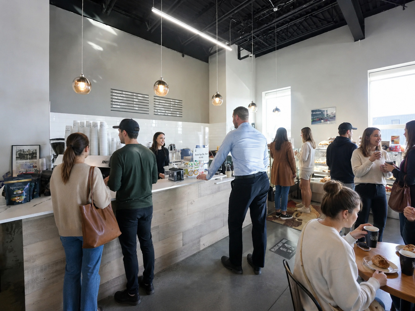 Inside De Luca's South Landing Italian market