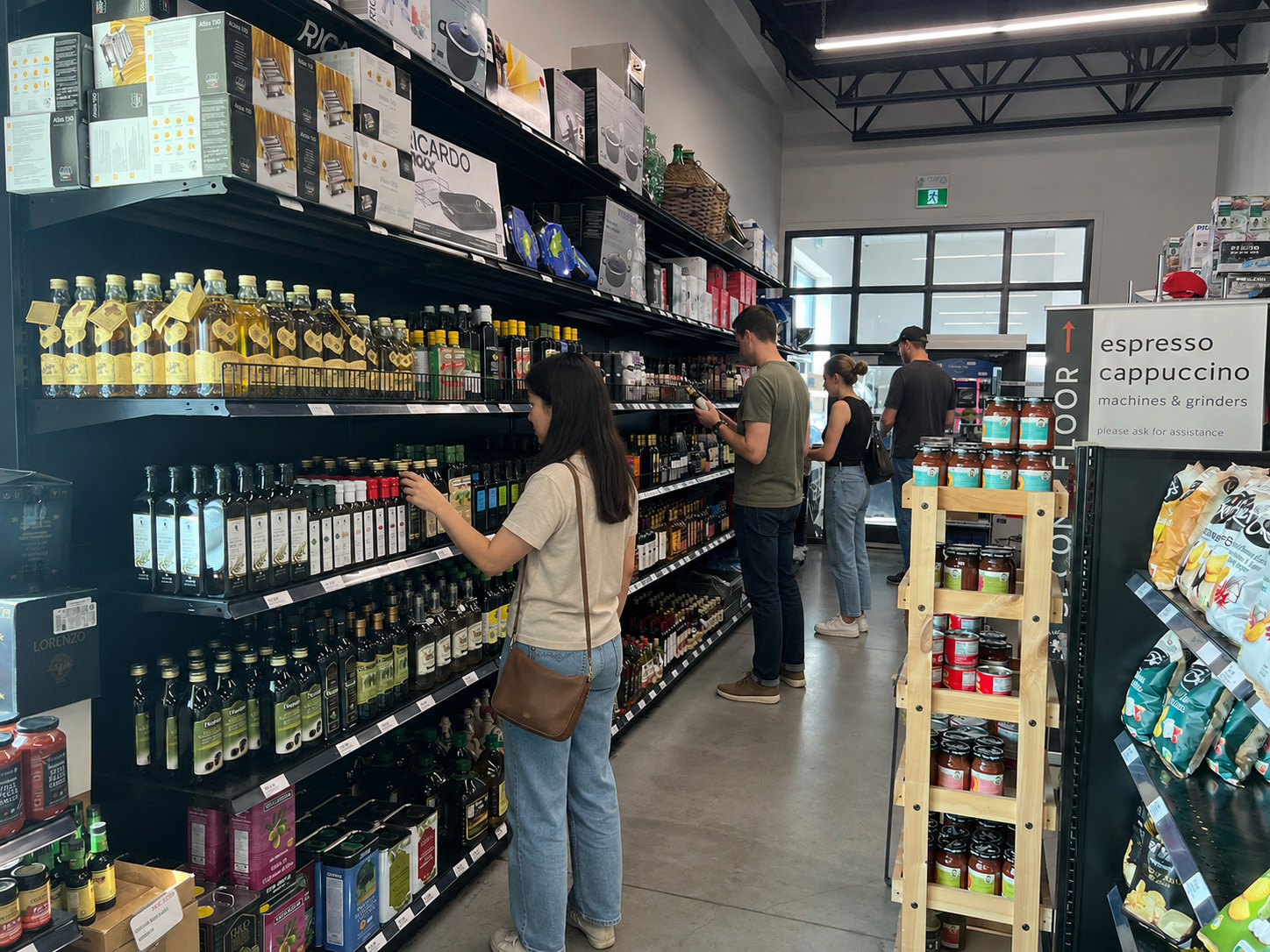 De Luca's South Landing market interior
