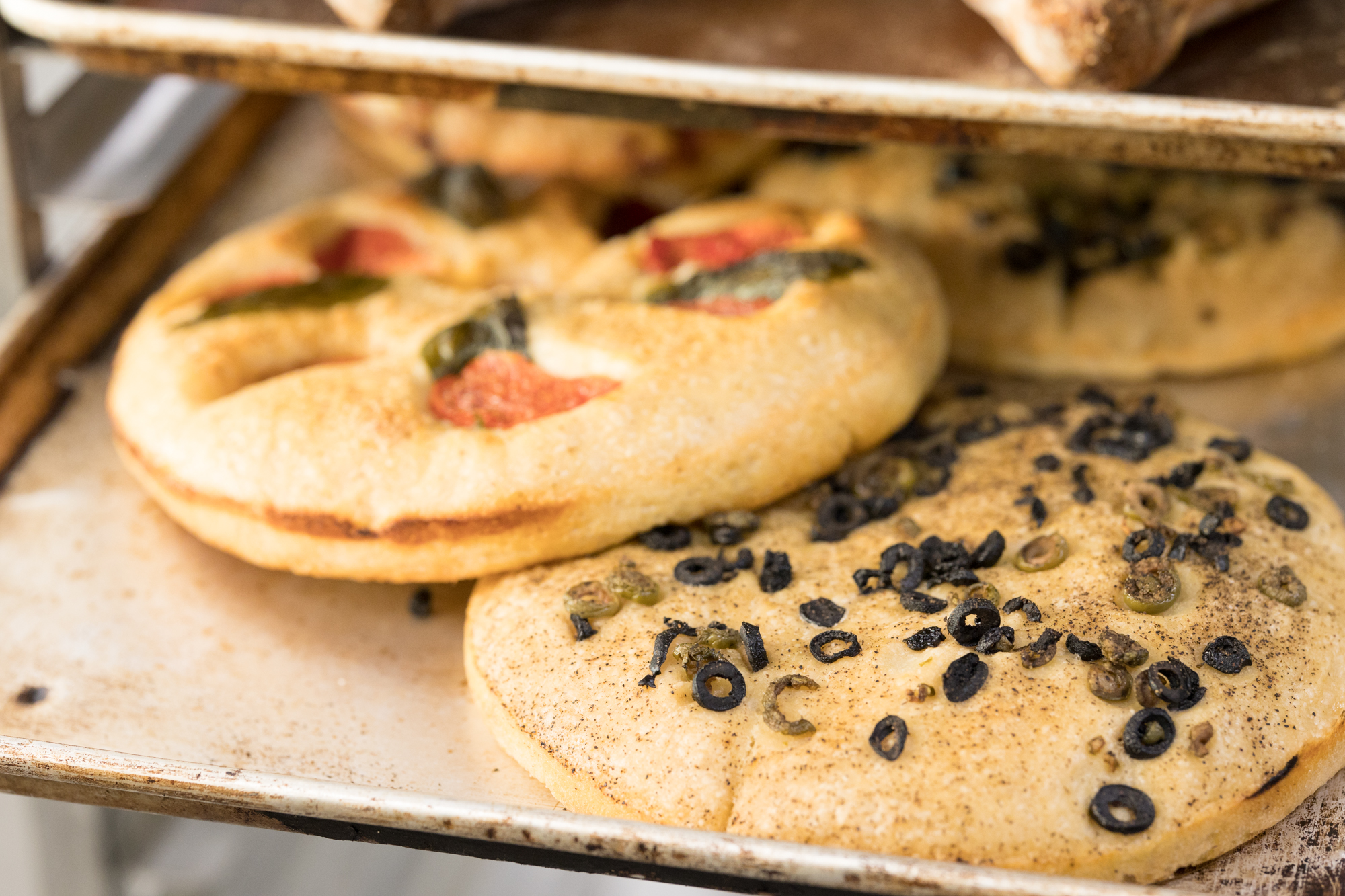 Fresh focaccia and bakery favourites from De Luca's