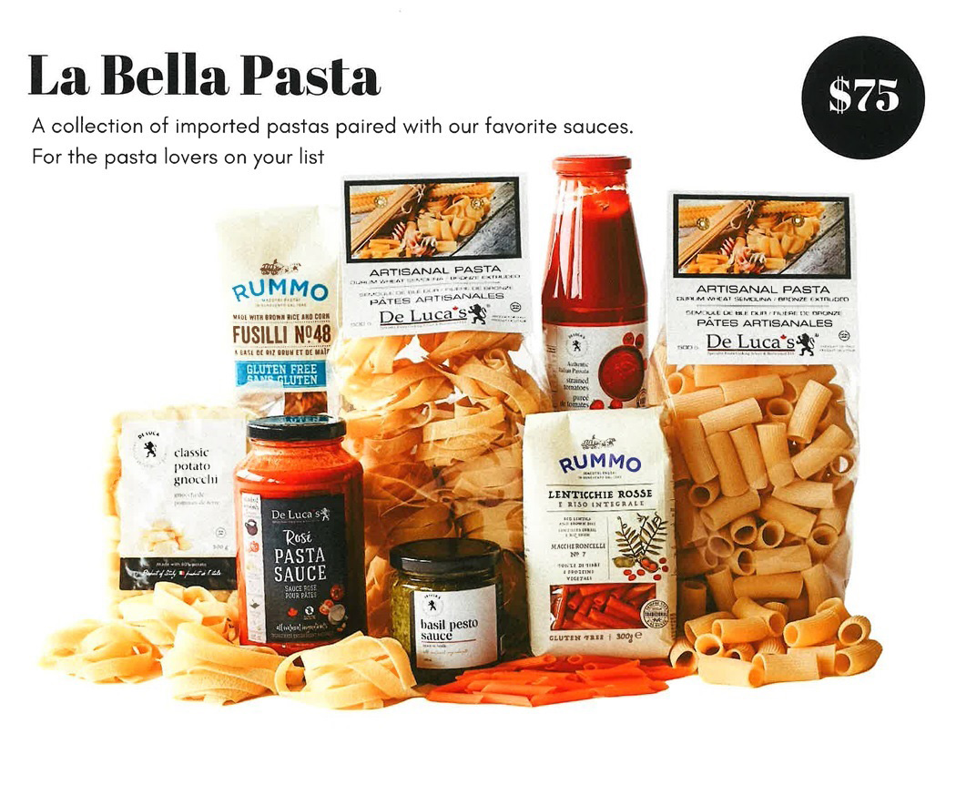La Bella Pasta gift option from De Luca's