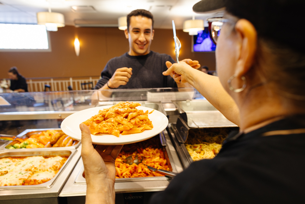 Fresh pasta at De Luca's