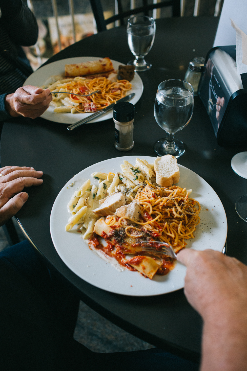 Dining at De Luca's Portage Avenue